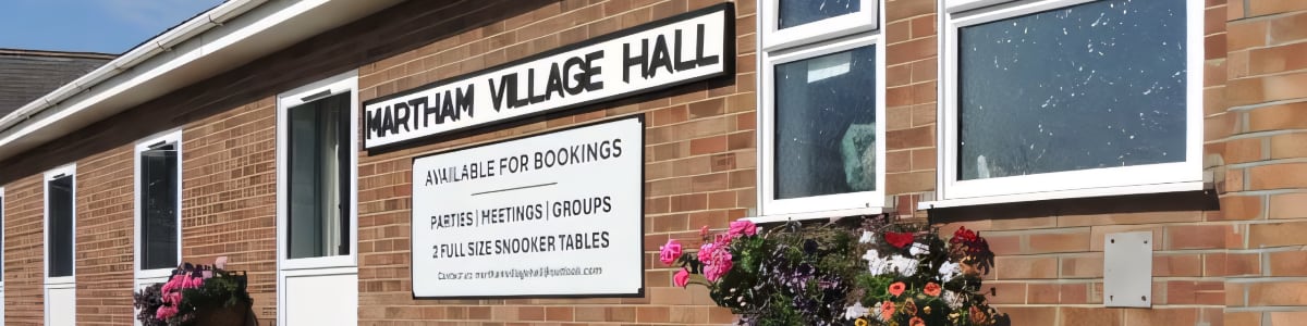 Martham Village Hall Regular Events and Meetings
